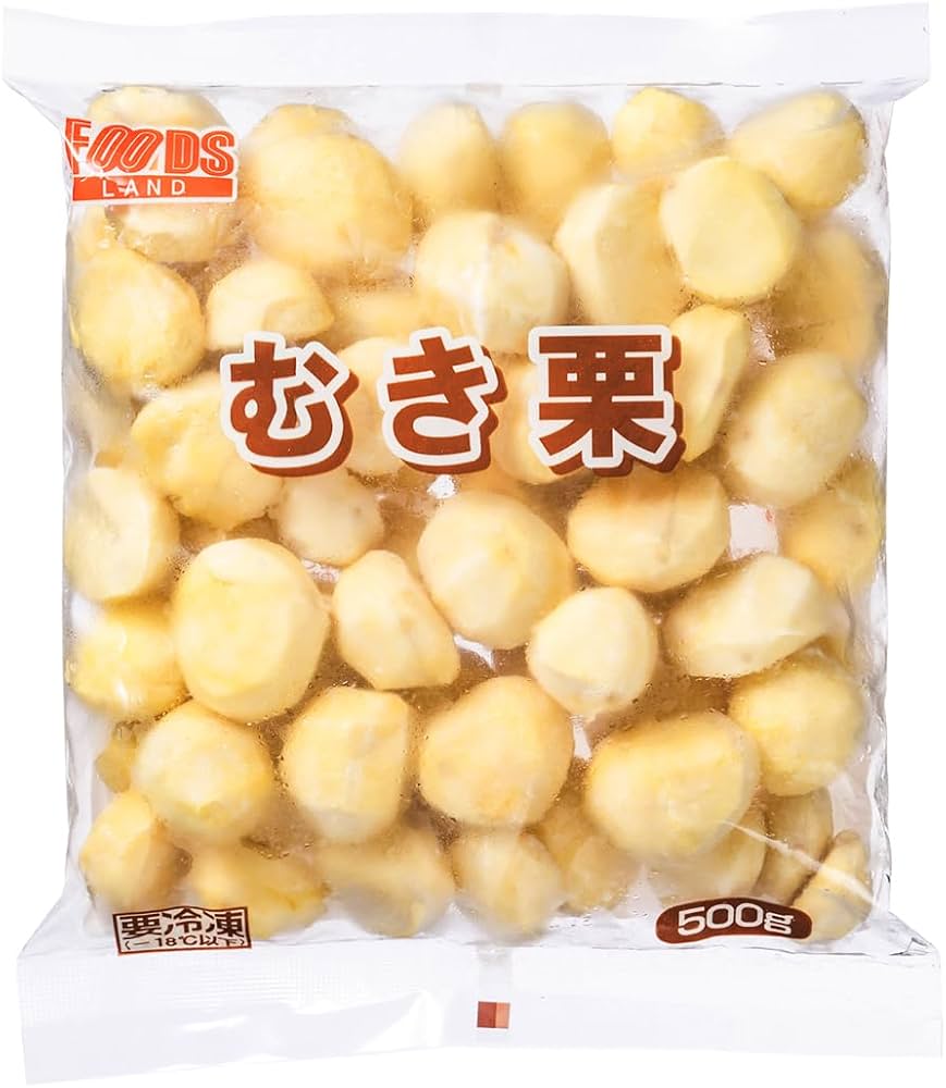 Amazon.co.jp: [冷凍]岩谷産業 むき栗 500g : 食品・飲料・お酒