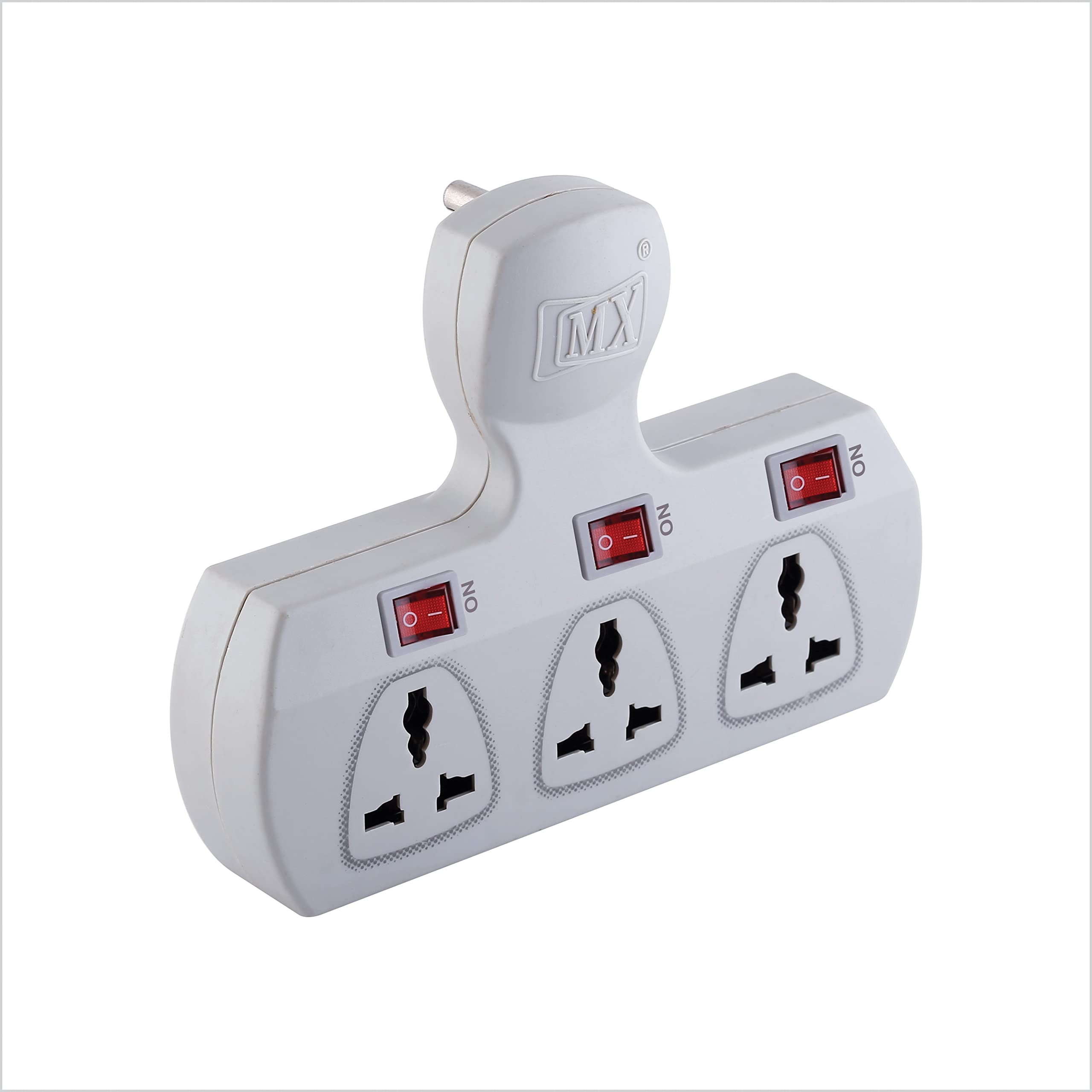 MX 3 Outlet Multi Plug Socket Power Strip Universal Sockets 5 A with Individual Switch Fuse & Short Circuit Protection Safety Shutter LED Indicator-3 Way Plug Socket Cordless Extension Board (MX3476A) (B00PRVBS7G) Amazon Price History, Amazon Price Tracker