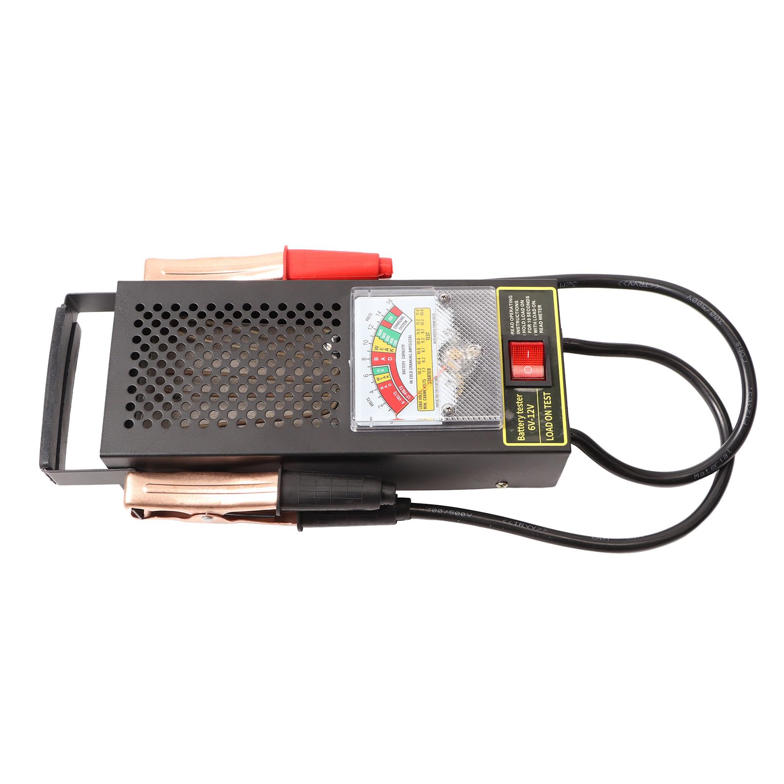 Keenso Testeur de Batterie de Voiture Analyseur de Batterie Automatique en Cuivre et Alliage 6 V à 12 V Contrôle de Charge et de Charge de Haute Précision pour les Batteries de Voiture électrique et