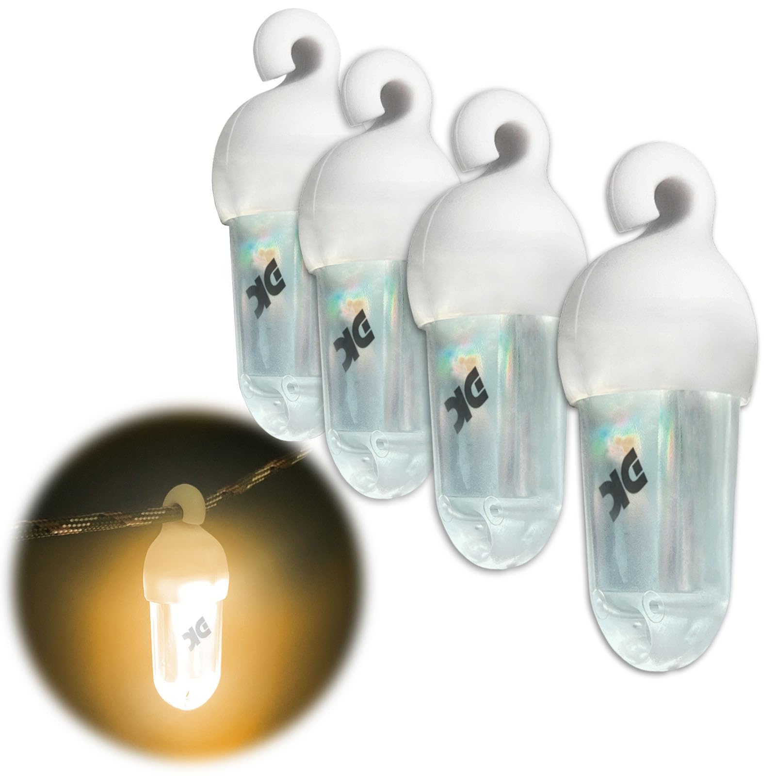 Amazon.co.jp: DOKEEP 4個セット 超ミニ LEDライト 超軽量 11g USB充電