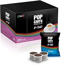 100 Capsule E-Tuo COMPATIBILI FIOR Fiore COOP E Lui Espresso Miscela 4 DECAFFEINATO