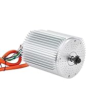 Vista 1 de 72V 3000W Motor sin escobillas Max 6700RPM Scooter eléctrico Motor DC 72V Go Kart Motor eléctrico con detección de temperatura