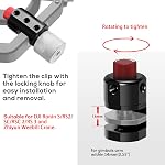 Kit de Contrepoids Universel pour Gimbal, Pince de Montage et Contrepoids de 50g & 100g, Support de Poids d'Équilibre pour Stabilisateurs Gimbal DJI Ronin S/RS2/SC/RSC 2/RS 3 et Zhiyun Weebill Crane