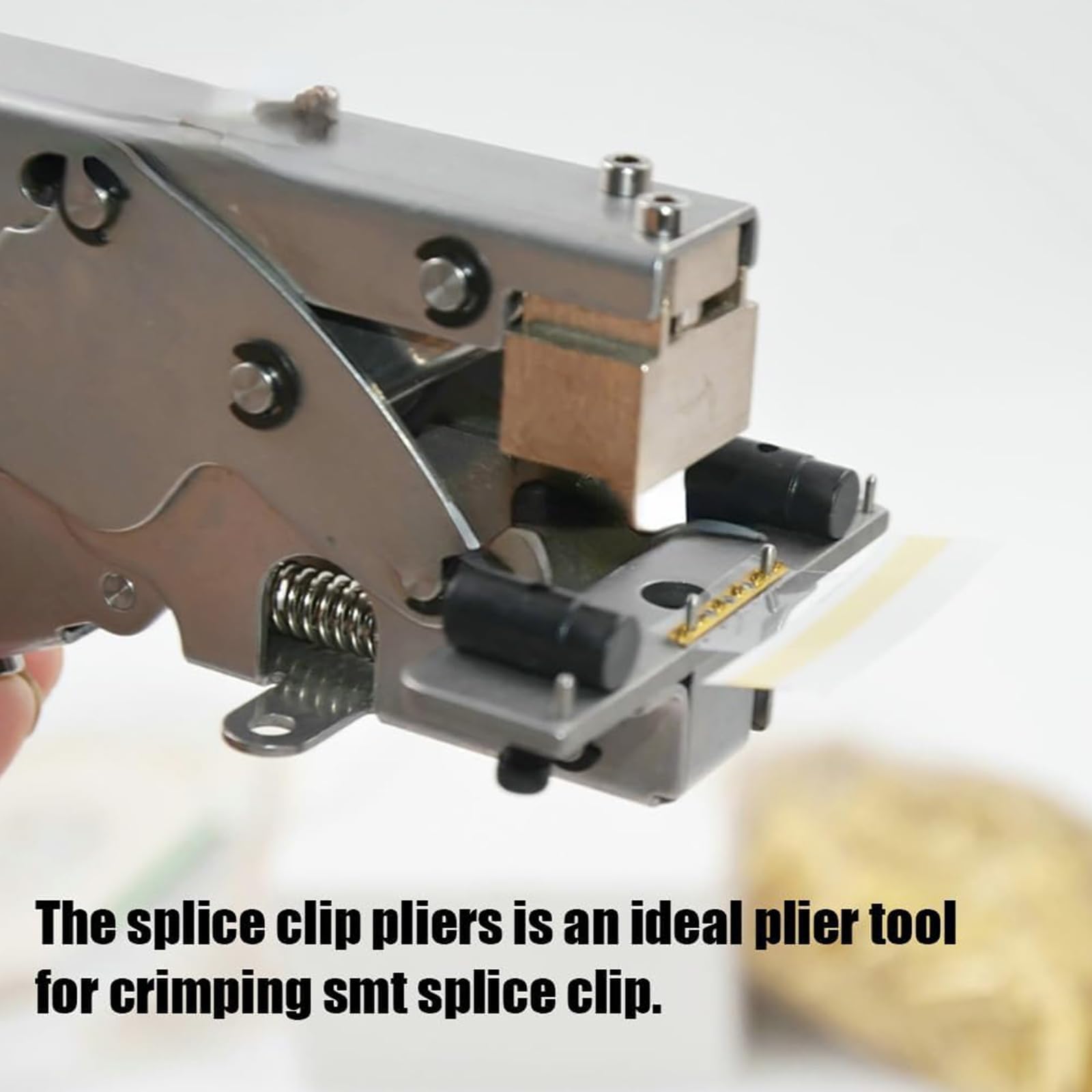 Pinze per giunture – Strumento di giunzione rotondo per nastro bobina SMT, pinza manuale per giunture, strumento hardware in acciaio inossidabile