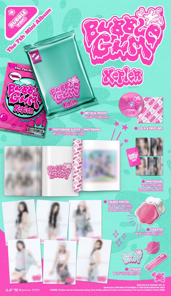 Amazon.co.jp: ケプラー Kep1er Bubble Gum 7thミニアルバム [韓国盤