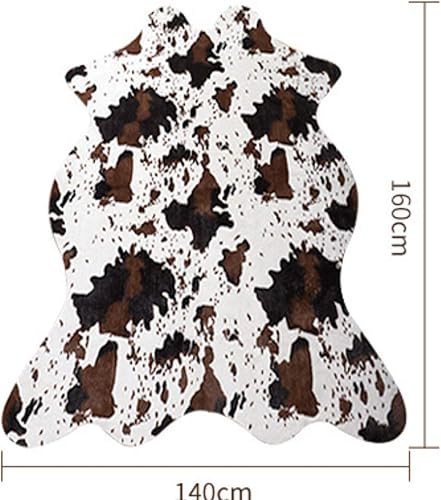 Miniatura 3 de Alfombra con estampado de vaca, alfombra de piel de vaca sintética, alfombra con estampado de animales para sala de estar y dormitorio