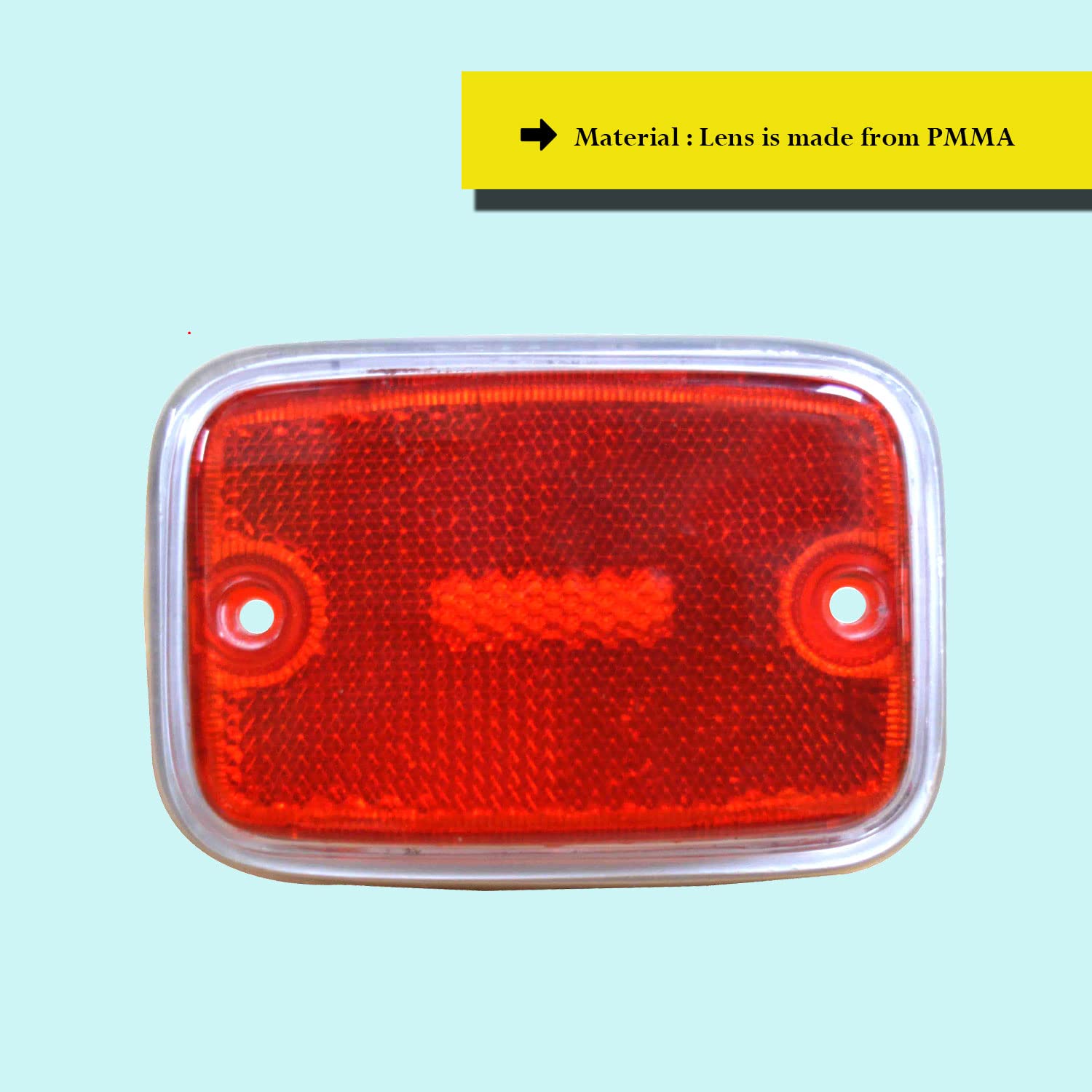 4 Lenti angolari per fari, indicatori Laterali e luci di Rottura, Adatte per Autobus VW, Autobus Volkswagen Hippie, Minibus, furgoni e Auto d'Epoca (Corpo Argento)