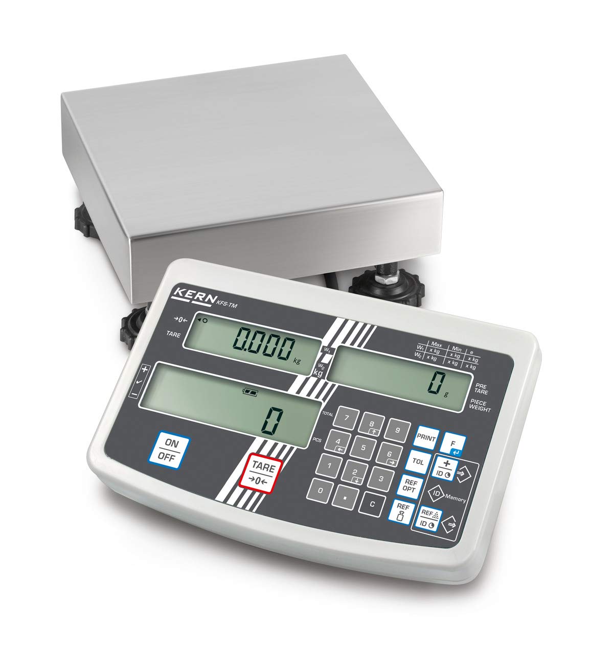 Báscula de plataforma Kern IFS 10K-3LM IFS 10K-3LM Rango de pesaje (máx.) 15 kg legibilidad 2 g, 5 g en bloque de alimentación
