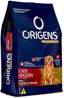 Ração Origens para Cães Adultos sabor Carne e Cereais - 1kg
