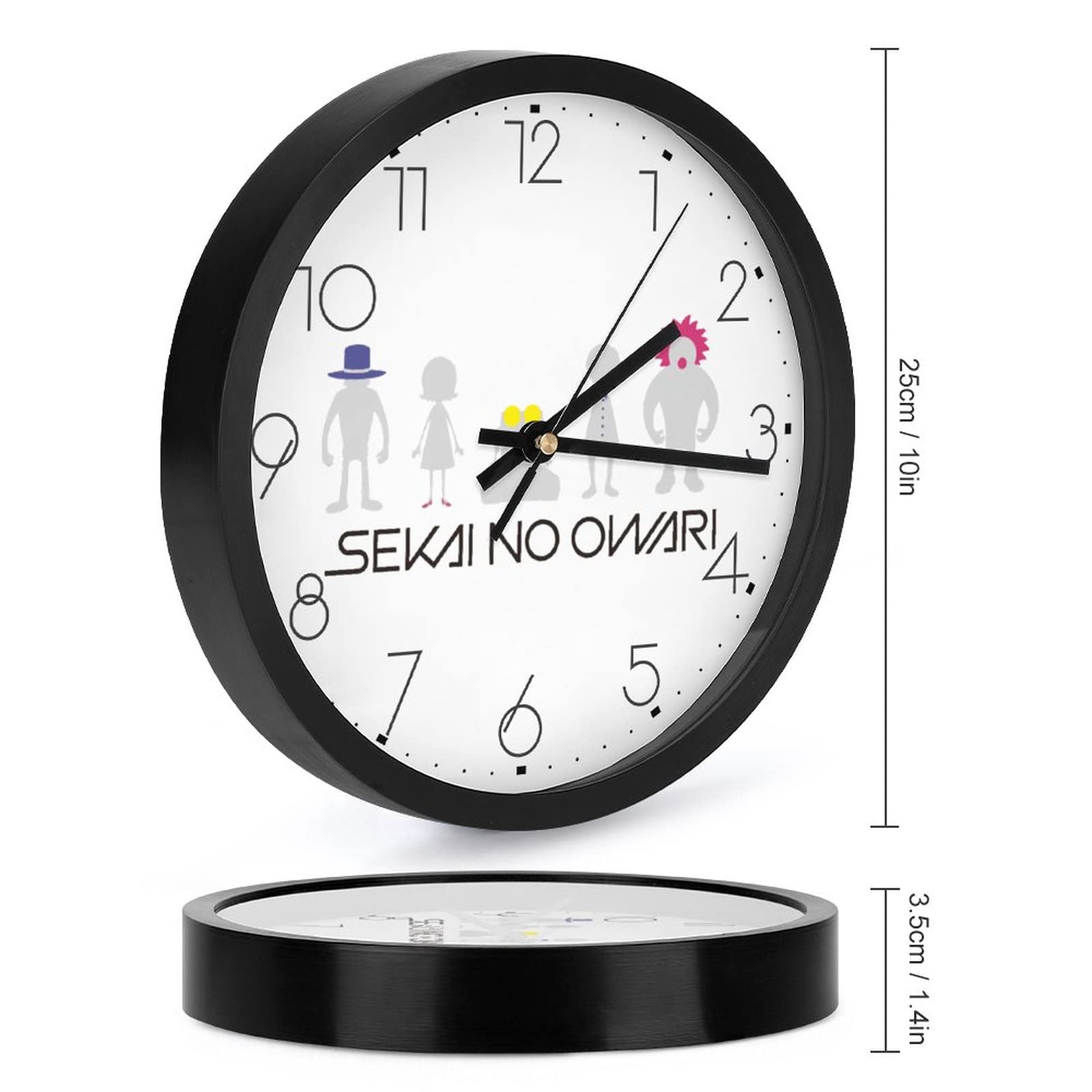 Amazon.co.jp: 掛け時計 世界の終わり Sekai No Owari 壁掛け時計 かけ