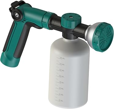 Fertilizer Sprayer, Hose End Sprayer for Liquid Fertilizer/Soap, 500Ml with Clear Scale, Detachable Car Wash Hose Attachment for Watering Plants, Car Washing, Nozzles
