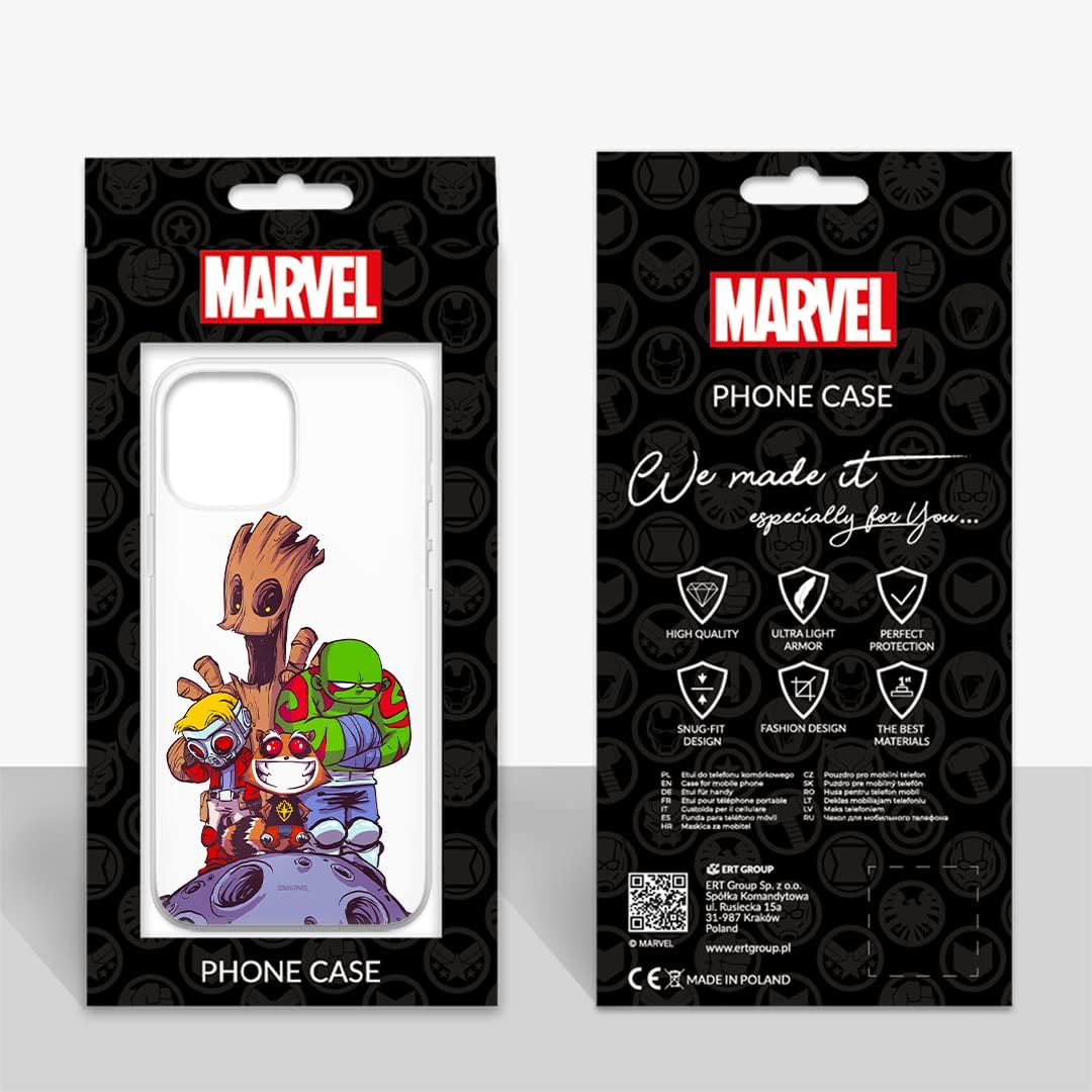 ERT GROUP Mobile Phone case for Samsung S22 Original and Officially Licensed Marvel Pattern Guardians of The Galaxy 017 optimally adapted to The Shape of The Mobile Phone, Partially Transparent