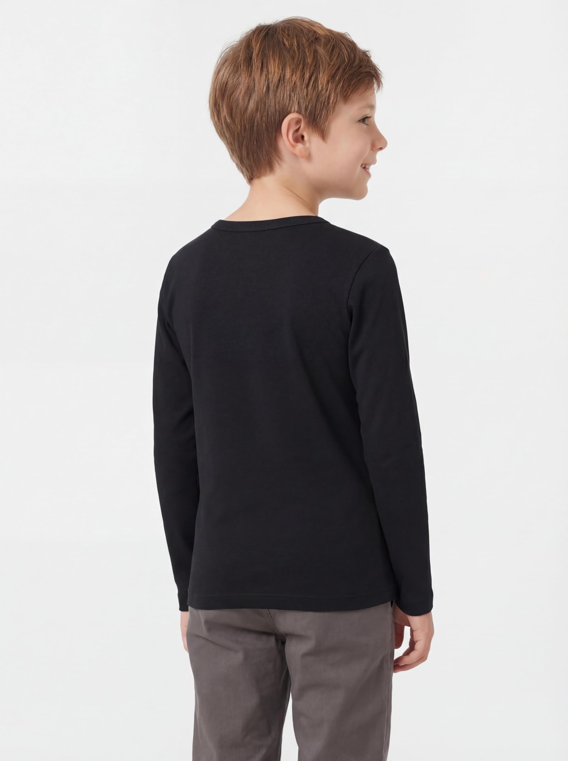 TupTam Camiseta Interior Niño – Pack de 3 Camisetas Manga Larga 100% Algodón, Cómodas y Transpirables