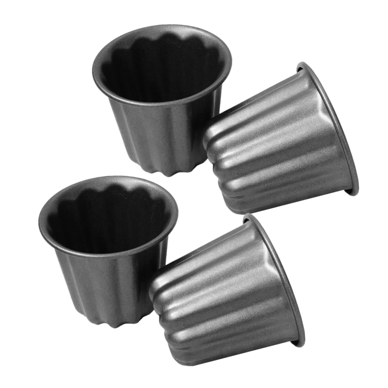 TOPBATHY 8piezas Moldes Para Muffin Diseño Decorativo Moldes Multifuncionales Para Pastel y Canelé Utensilios De Hornear Para Postres y Muffins