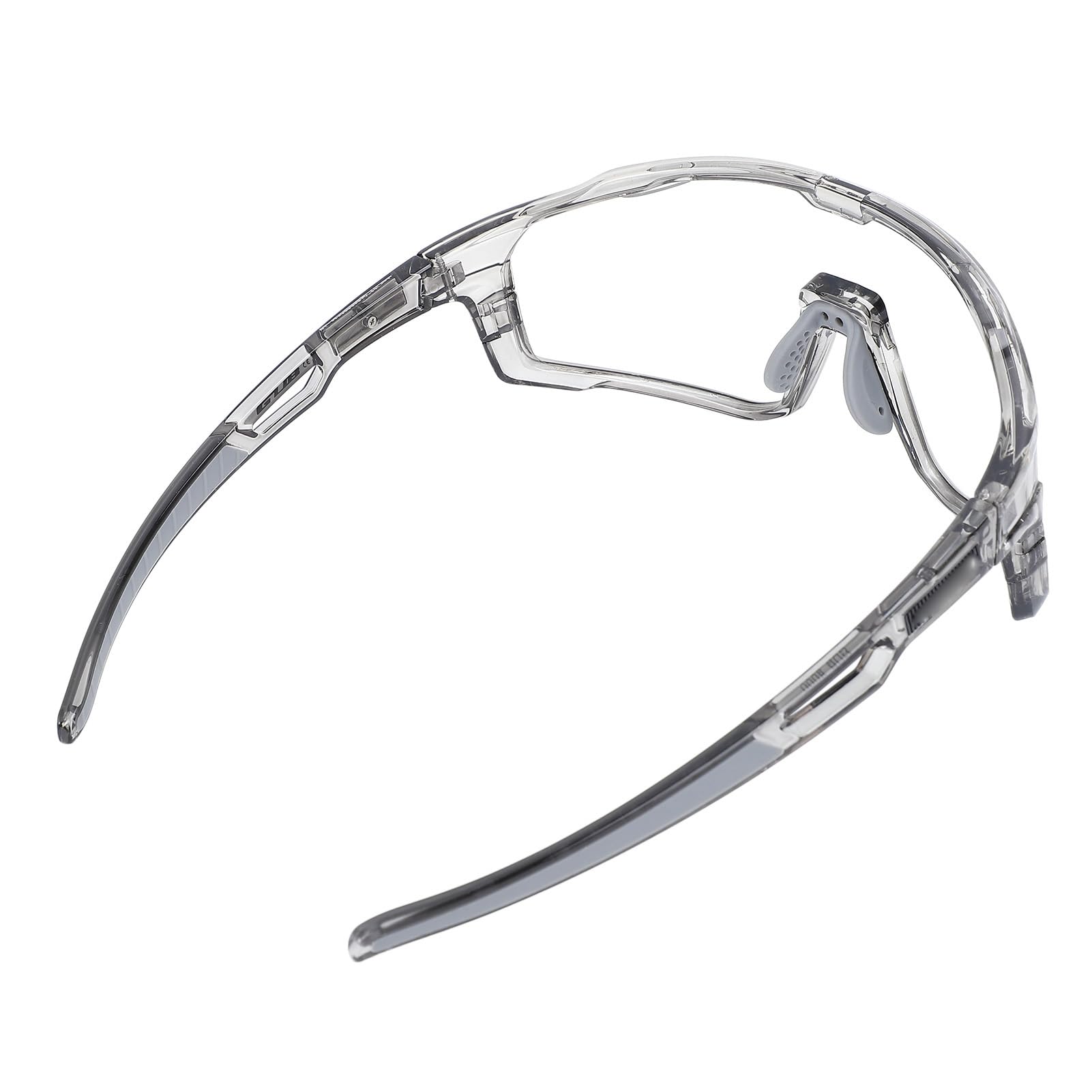 Hidyliu Photochrome Fahrradbrille, UV400, polarisiert, Sport-Sonnenbrille für Rennen, Fahren, Wandern, Herren und Damen, leicht