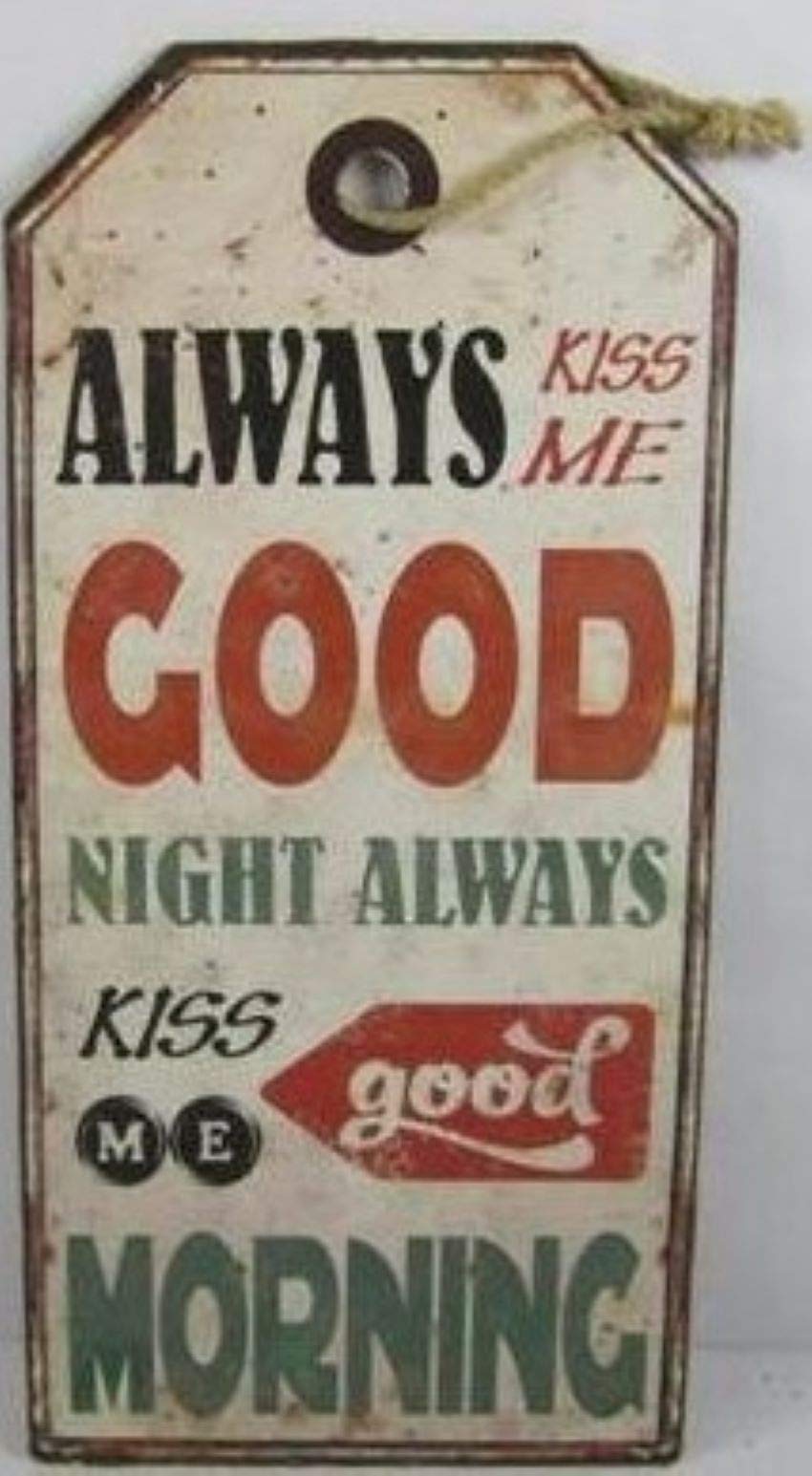 Sign - Always kiss me