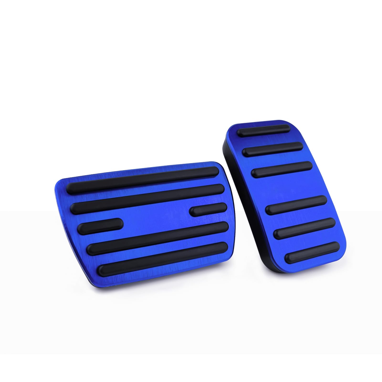 Brake Pedal Cover Aluminium Alloy Anti-Skid No Drilling Gas Accelerator Foot Pedals for Honda Civic 2025 2024 2023 2022 2021 2020 2019 2018 2017 2016 with CVT Automatic Transmission -Blue