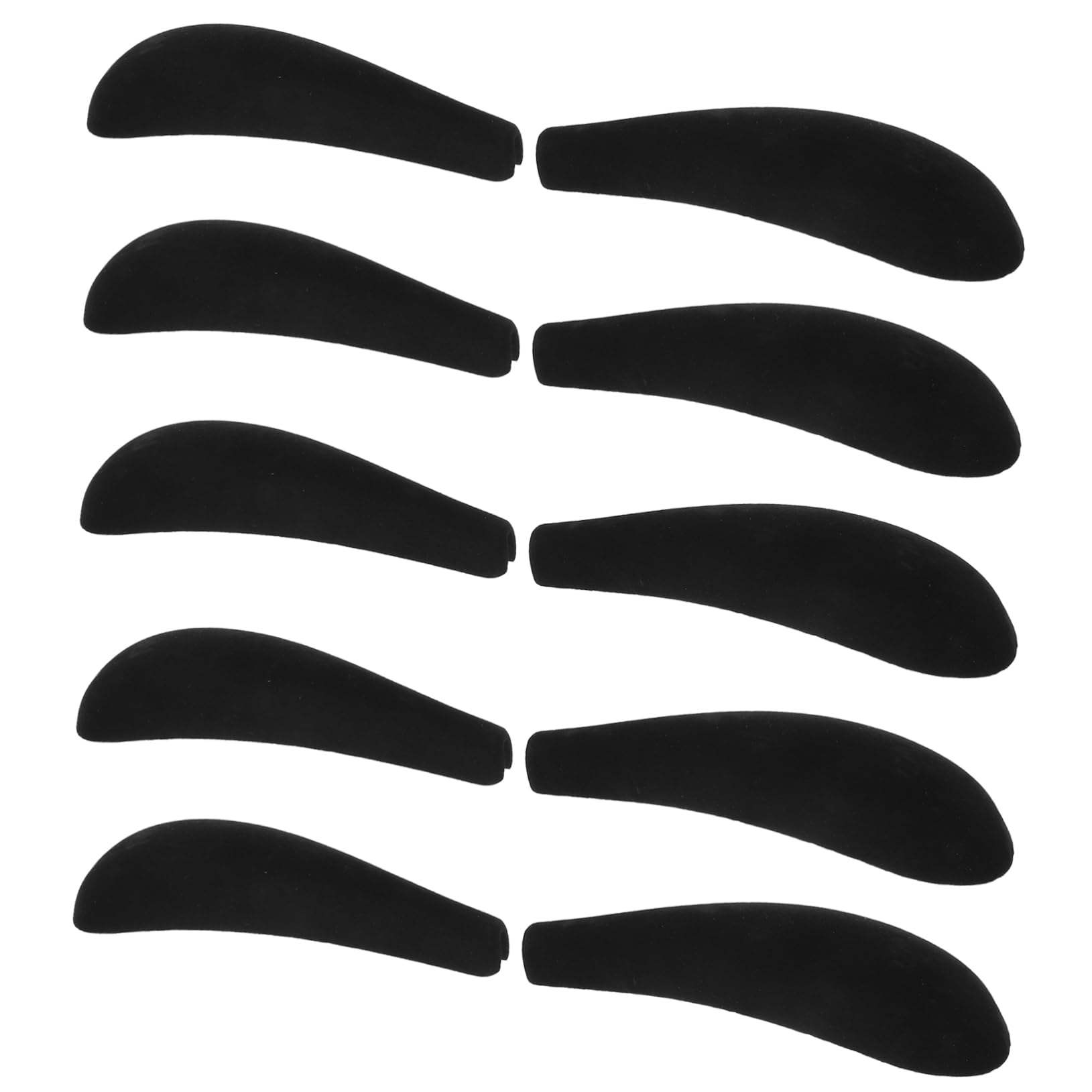 Épaulettes Protège-vêtements Anti-déformation Faciles à Installer 10 Pièces en Flocage Noir pour Cintres Adaptées aux Cintres de 0,2 Pouce pour Rangement