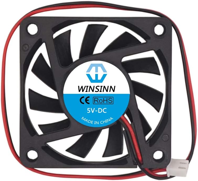 WINSINN 60mm Fan 5V Brushless 6010 60x10mm - High Speed (Pack of 4Pcs), 6010 5V, 6010 5V - Image 3