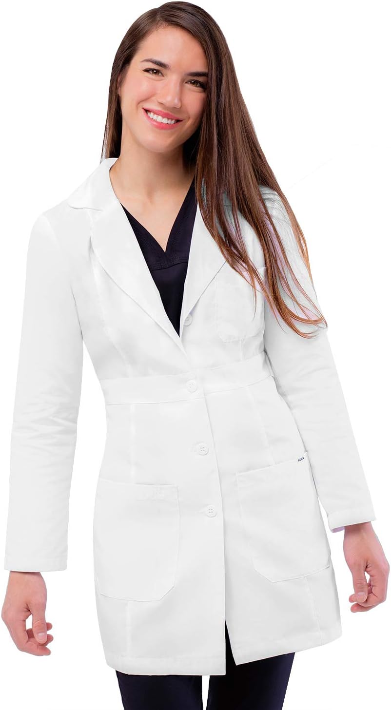 Adar Universal Women's 33" Adjustable Belt Scrub Lab Coat