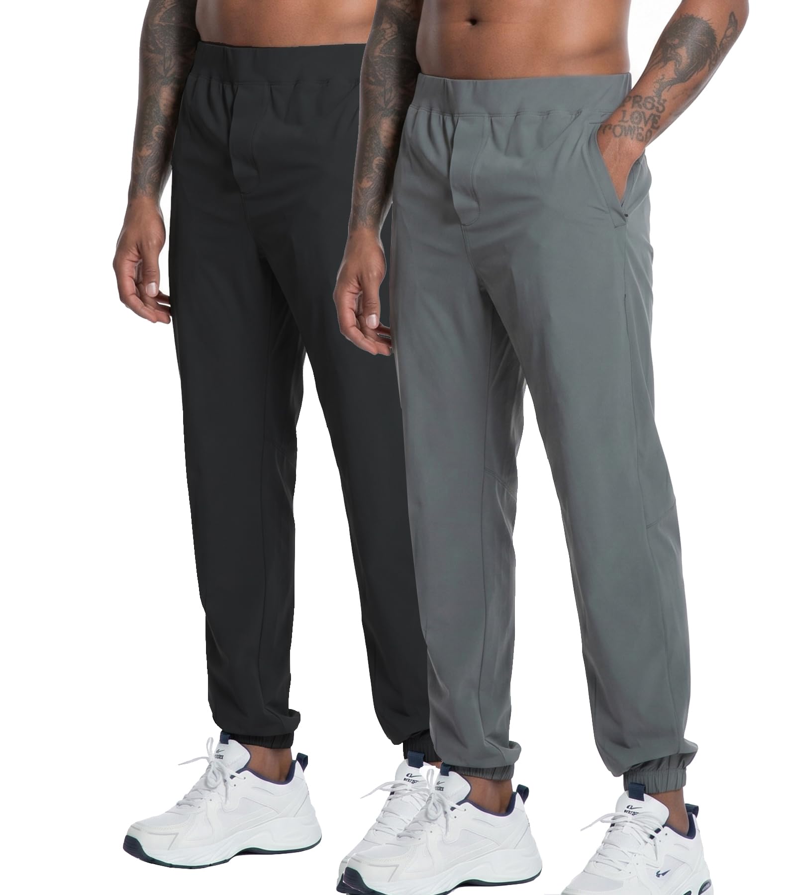 MERIDIANO Quick-Dry Nylon Joggers