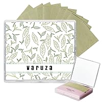 Vista 10 de [100 unidades + estuche de espejo] Hojas de secado de aceite de carbón de bambú natural para cara coreana con estuche de espejo