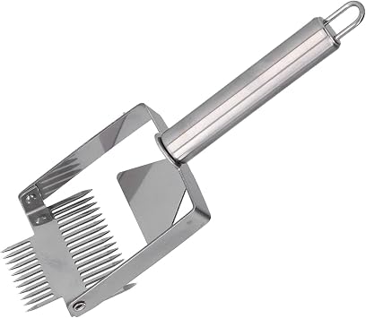 Double Head Honey Scraper Fork for Beekeeping - Stainless Steel Handle Uncapping Tool for Easy Honey Extraction Stainless Steel Handle Double Head
