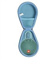 Vista 17 de Hermitshell Funda rígida de viaje para JBL Clip 4 / JBL Clip 5, mini altavoz Bluetooth portátil (Squad)