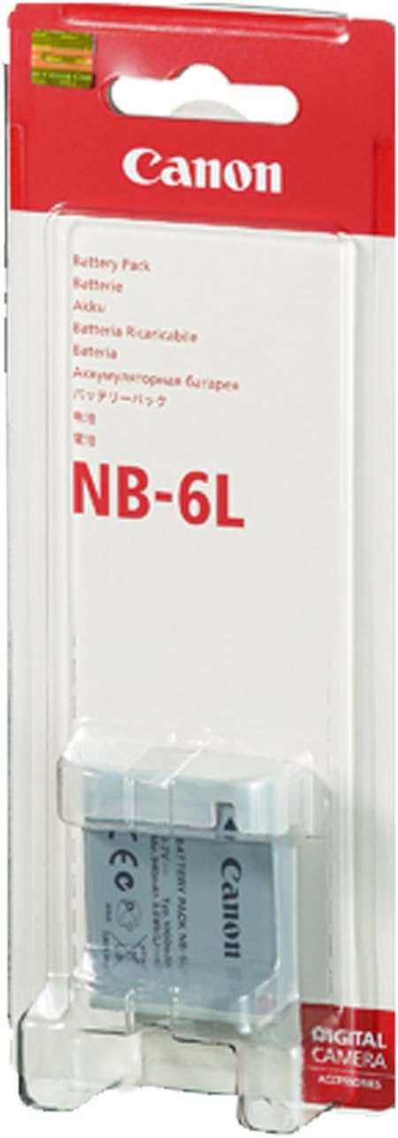 Canon NB-6L Battery Retail Packaging