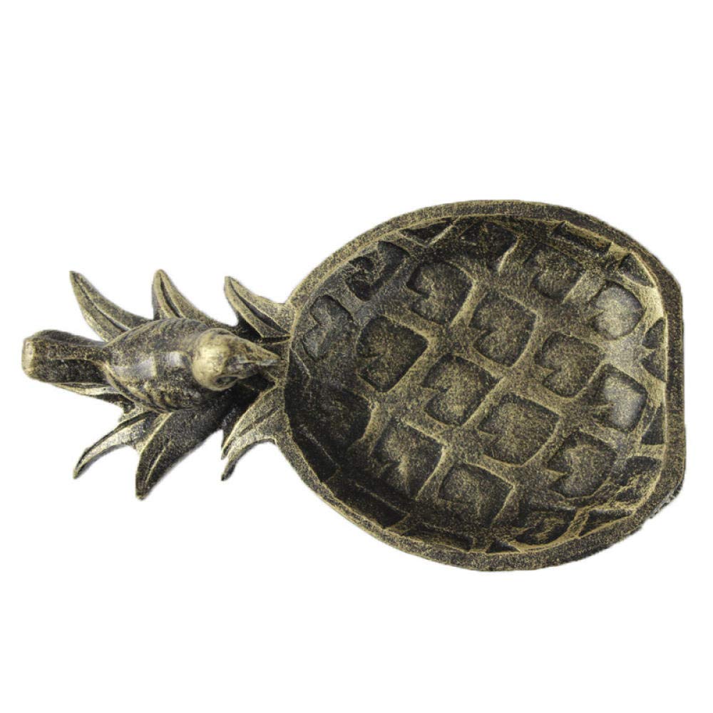 Ananas oiseau bassin fer forgé WLLLO artisanat fonte brune