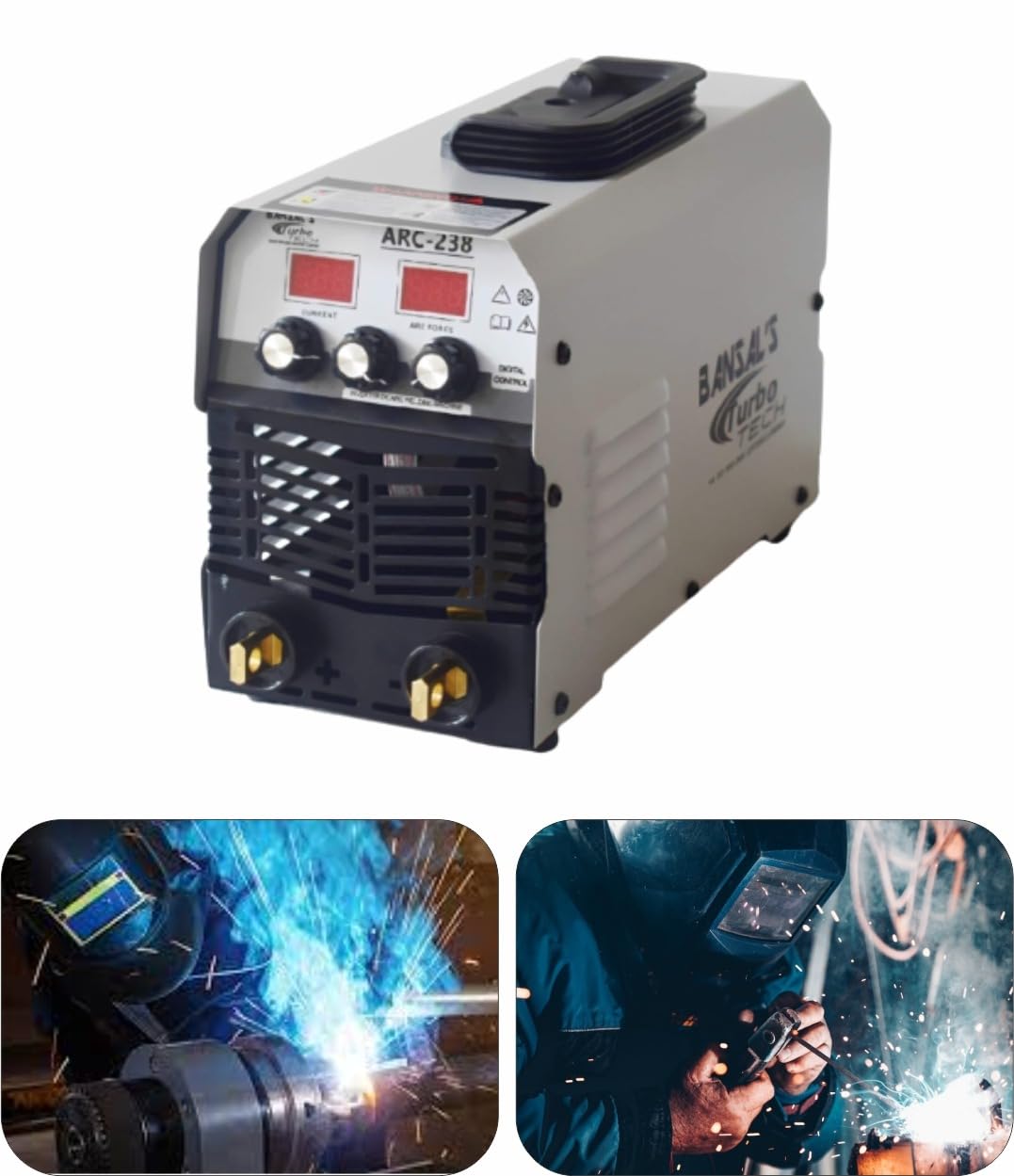 Bansal Arc238 IGBT Digital LCD Display IP21 Hot Start Anti Stick Arc Force Inverter Welding Machine(2year Warranty) Welding Accessories and Tools Free Heavy Duty for Home Use Welding Machine (30Cm) (B0CJ6YXRGW) Amazon Price History, Amazon Price Tracker