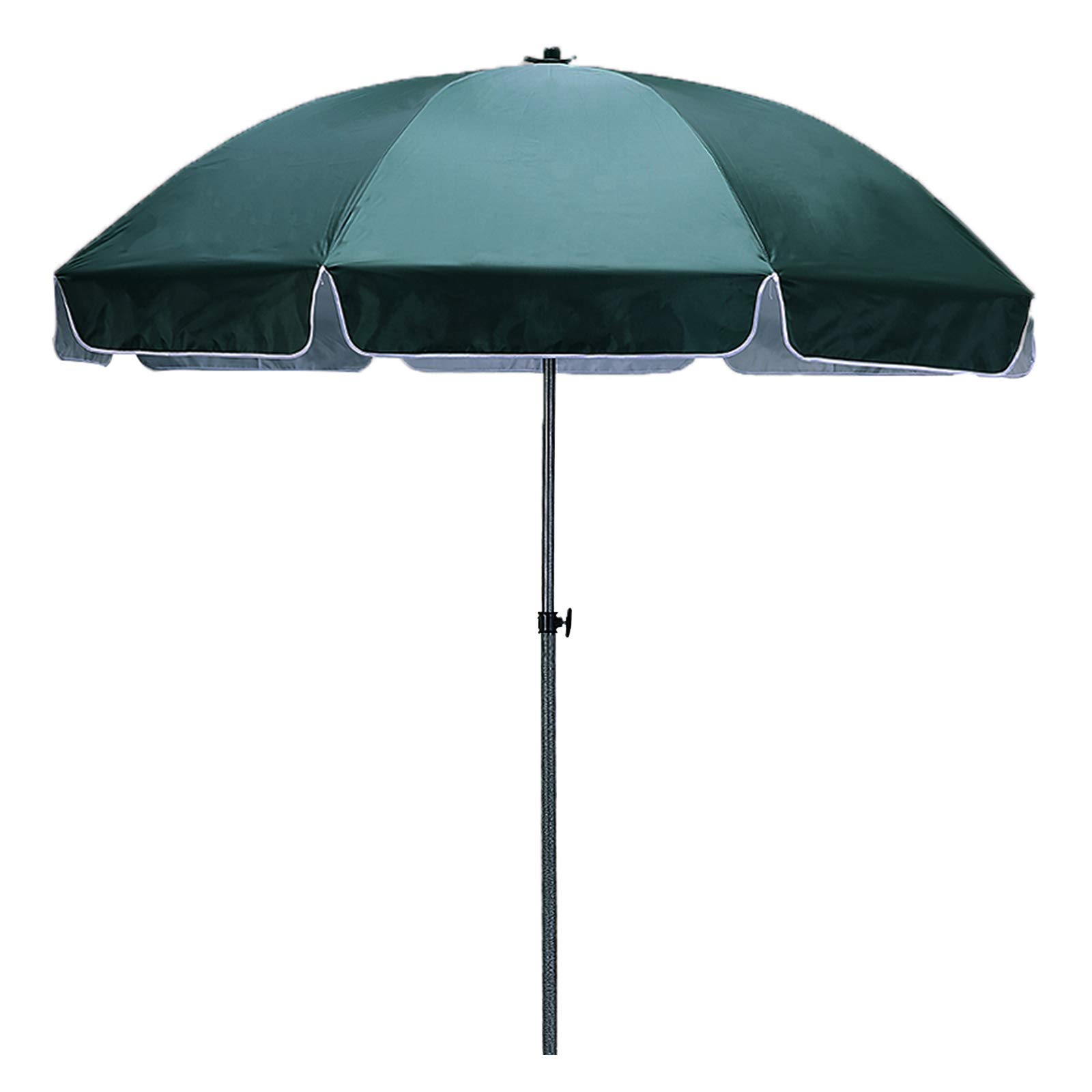 JYCCH Sombrilla Sombrilla de Playa Sombrilla de jardín de 240 cm con Poste Ajustable, 8 Varillas y 8 Superficies de sombrilla, para Jardines, terrazas, Patios y Piscinas (G 2,4 m)
