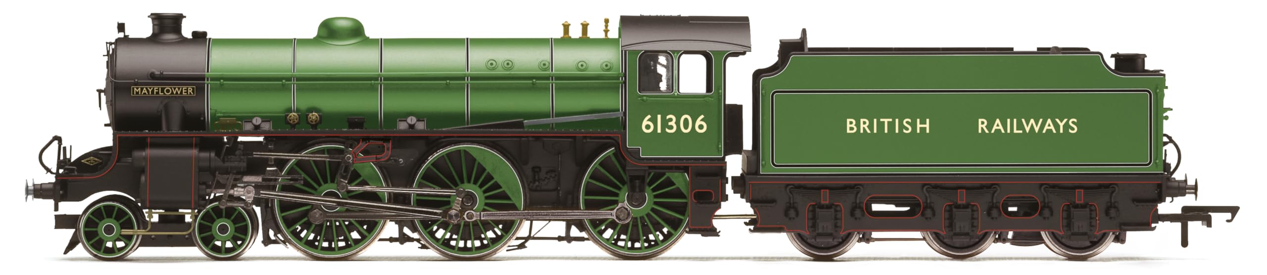 Hornby R30358 The OneOne Collection BR Early Class B1 4-6-0 61306 Mayflower, Era 11 Steam, Green, Length: 25 cm