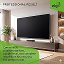 ELG Full Motion TV Wall Mount for 50-90 inch TV,Holds up to 60Kgs,6-Way Swivel Tilt Cantilever| Boost Viewing with LED/LCD/Plasma|Sleek Modern Look! Fits 16" Wood Studs,VESA 800x400, A02V8N gallery image