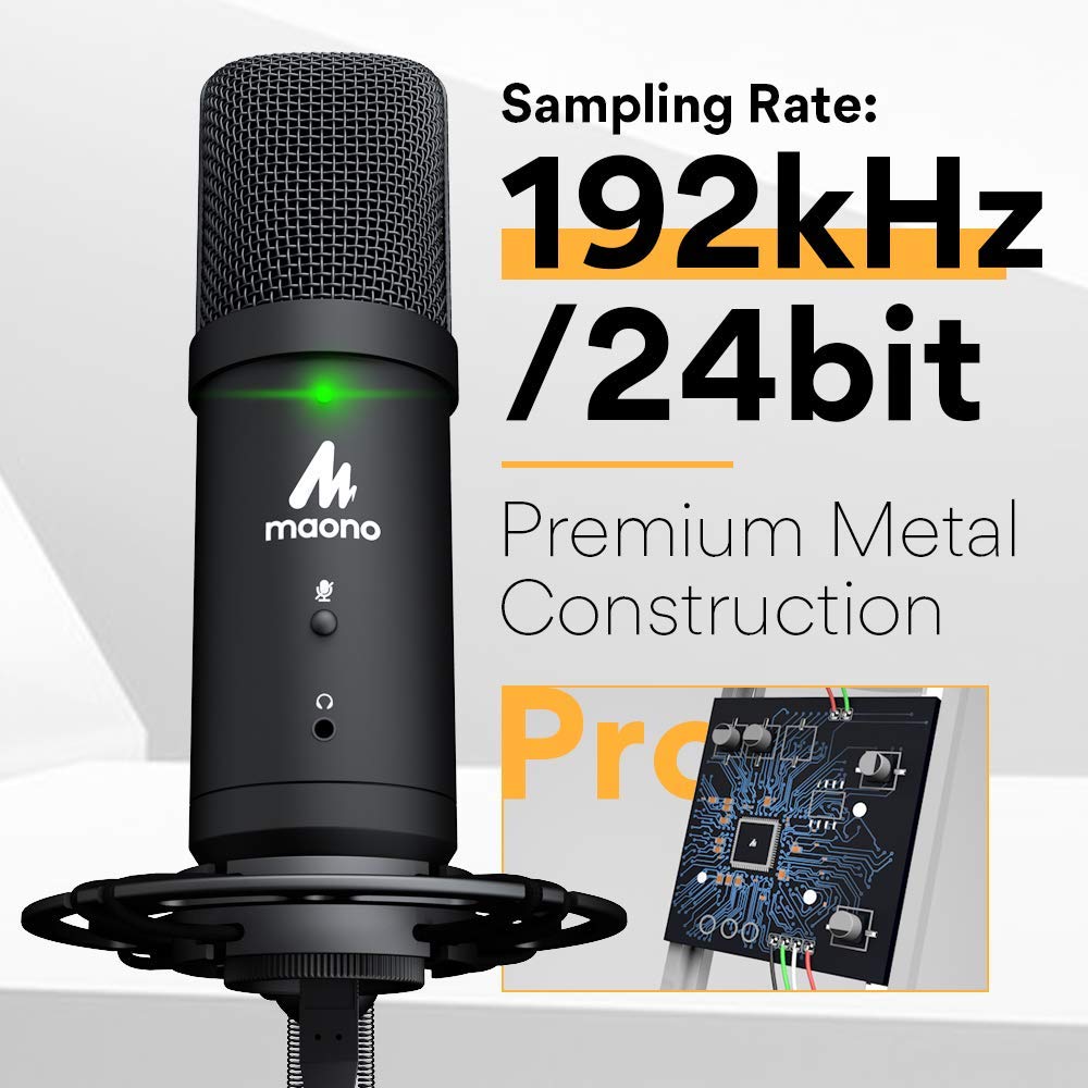 maono AU-AM100＆AU-PM320T★ Amazon.com: MAONO XLR Condenser Microphone AU-PM320 Professional