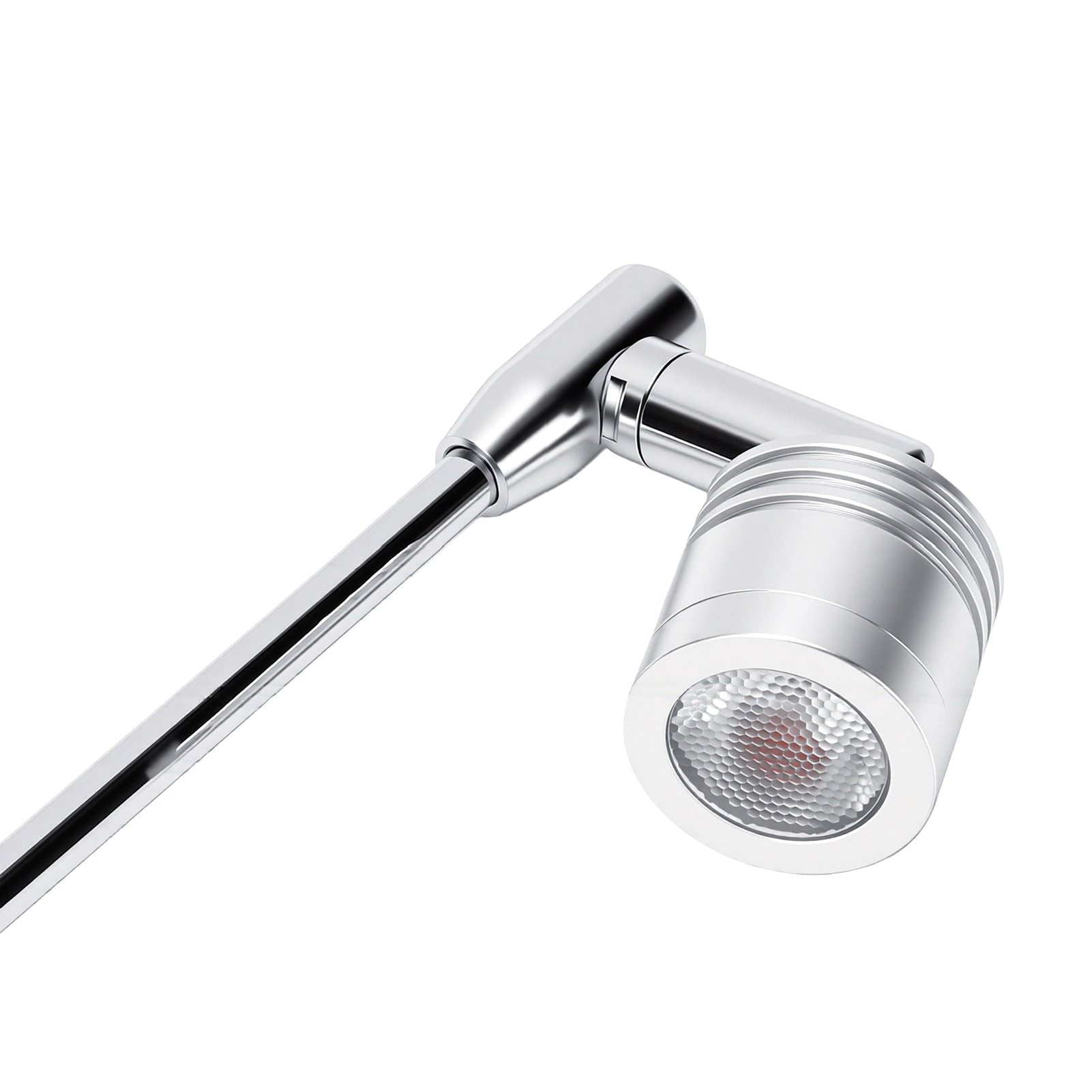 Naroote Faretti LED da Interno, Faretti da Terra Ricaricabili via USB per Vetrine con 3 Colori, Regolazione dell'Intensità tramite Tocco, Accessori per l'Esposizione di Gioielli