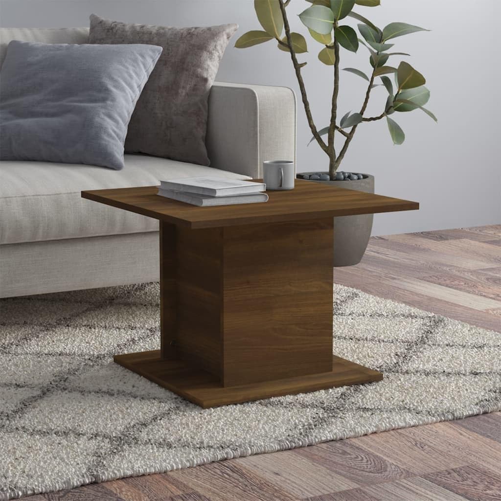Coffee Table Brown Oak 21 9x21 9x15 7 Engineered Wood End Tables Living Table Center Tables for Living