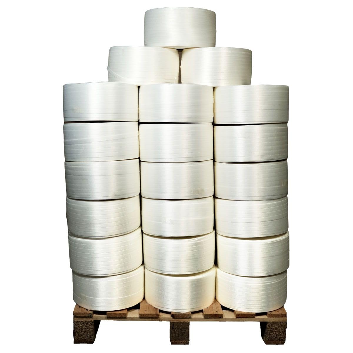 TECPLAST Lot de 52 Feuillards de cerclage fil à fil LFF5 19 mm x 600 m dont 12 OFFERTS - Feuillard Haute Résistance 550kg