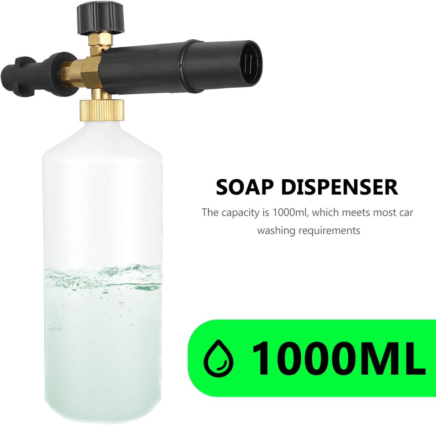 High Pressure Dispenser for Home Car Cleaning Sprayer Compatible with Effortless Car Surface Cleaning
