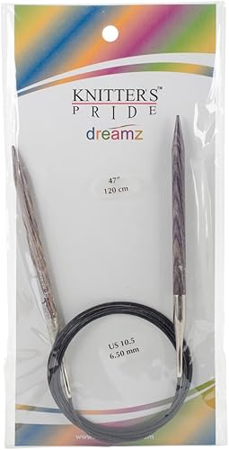 Knitter's Pride Agujas circulares fijas Dreamz de 10.50.256in, 47 pulgadas