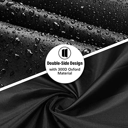 Delixike Waterproof Mobility Scooter/Electric Wheelchair seat Cover Elasticated Waterproof Mobility Scooter Black