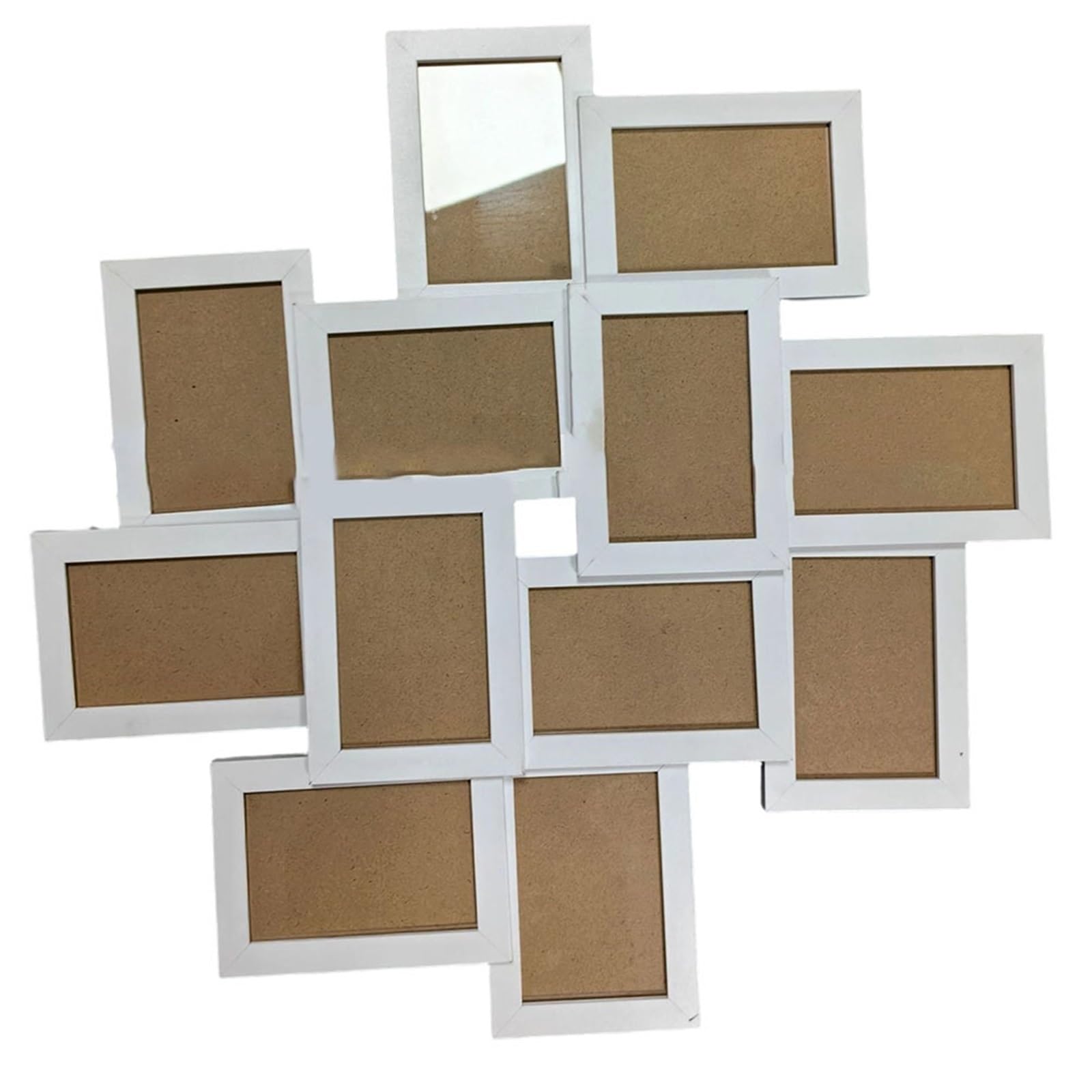 Marcos De Fotos Pared 12 marcos de fotos for collage 4 x 6 con instrucciones claras y pestañas giratorias for facilitar los cambios(White)