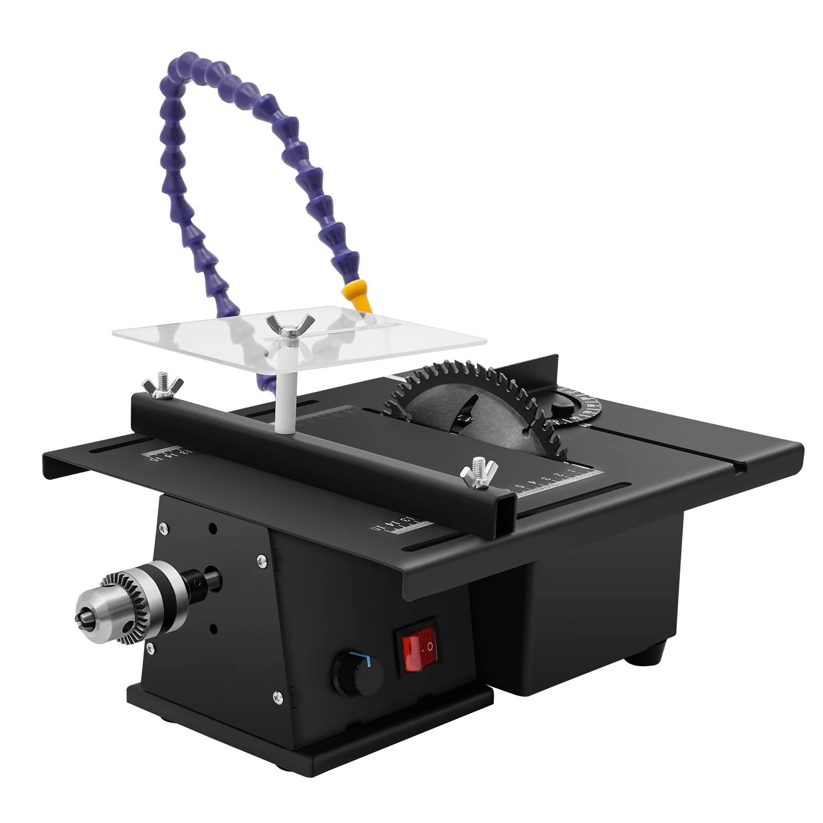JVDDI Gemstonestone Faceting Cutting Carving Polishing Machine, 7-Speed Multi-functional Gemstonestone Jade Grinder Polisher Kit Machine Bench Grinder