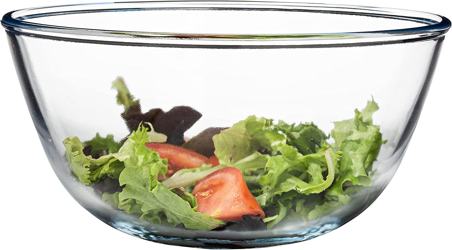 Sponsored Ad - Borosilicate Glass Mixing Bowl | Microwave Safe Bowl | Oven Bowls |1 Year Warrnty | Set of 1, 1650 ML