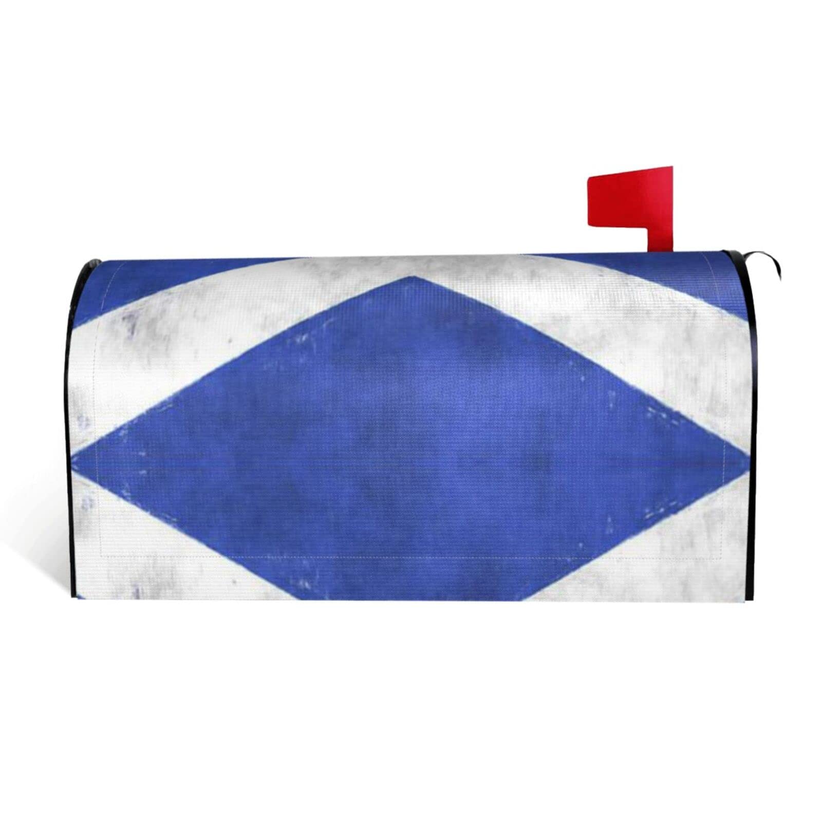 Aseelo Black Scottish Mailbox Cover Standard Size 18" X 21" Mailbox Wraps Post Letter Box Cover Garden Decorations