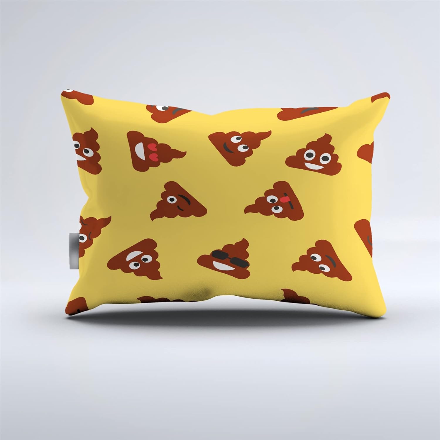 Boasorte Joke Poop Prints Fitted Sheet Set Humorous Novelty Laughing Poop Bedding Set | with Fitted Sheet and 2 Pillowshams(3pcs) or Comforter(4pcs) (B,Twin-3PCS)