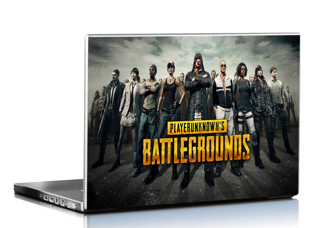 PIXELARTZ PUBG 15.6 Inches Laptop Skins/Stickers for Dell-Lenovo-Acer-HP (7094)