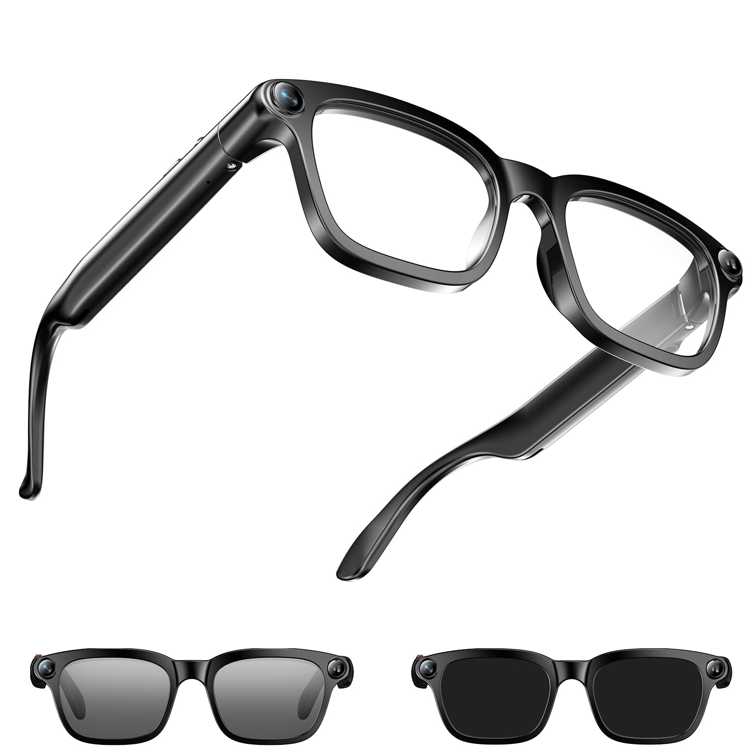 AI Smart Glasses with Camera Video Recording Lunettes de soleil