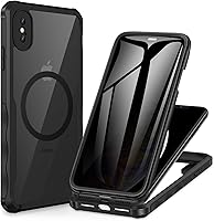 Vista 11 de CENHUFO Funda de privacidad para iPhone SE 2022 3ª / iPhone SE 2020 2ª / iPhone 8/7, funda de cuerpo completo con protector de pantalla de vidrio