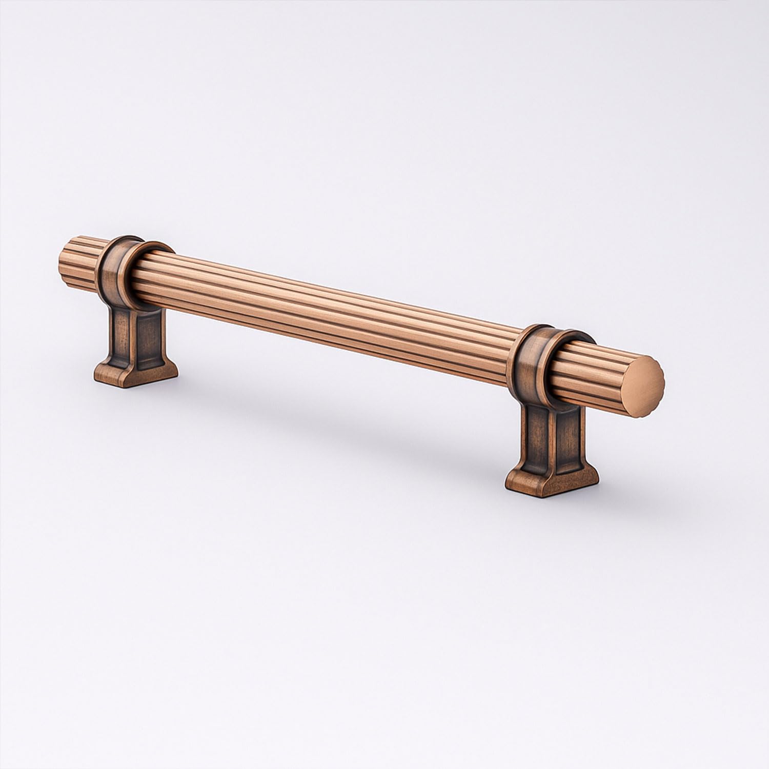 Hisar 192 mm Soft Antik Metal Çizgili Kulp Kulpu Dayanıklı Kulpları Mobilya Çekmece Dolap Kapak